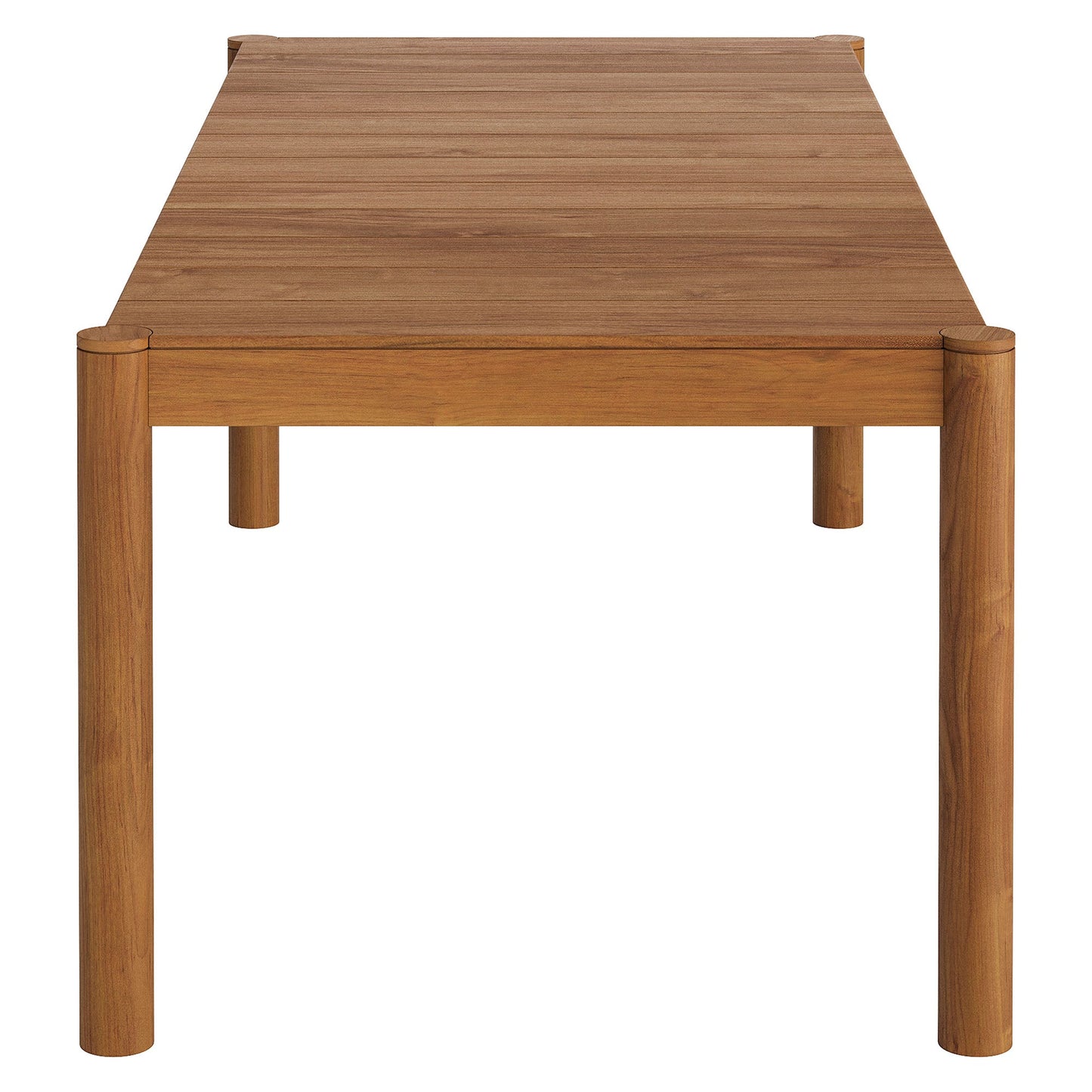 Modway Furniture Eleni 7 Piece Outdoor Patio Teak Wood Dining Set by Modway - EEI-7563-WGR-FLI