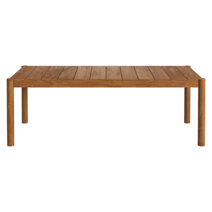 Modway Furniture Eleni 7 Piece Outdoor Patio Teak Wood Dining Set by Modway - EEI-7563-WGR-FLI