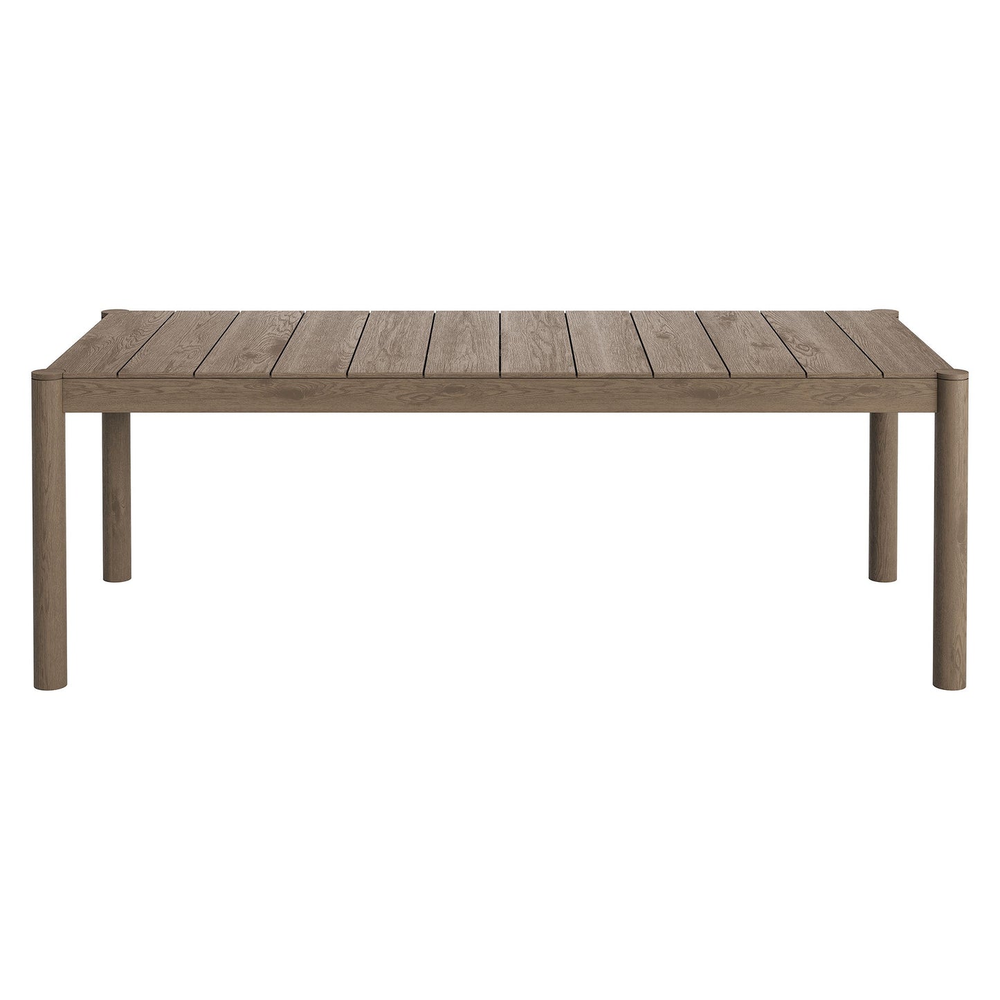 Modway Furniture Eleni 7 Piece Outdoor Patio Teak Wood Dining Set by Modway - EEI-7563-WGR-FLI