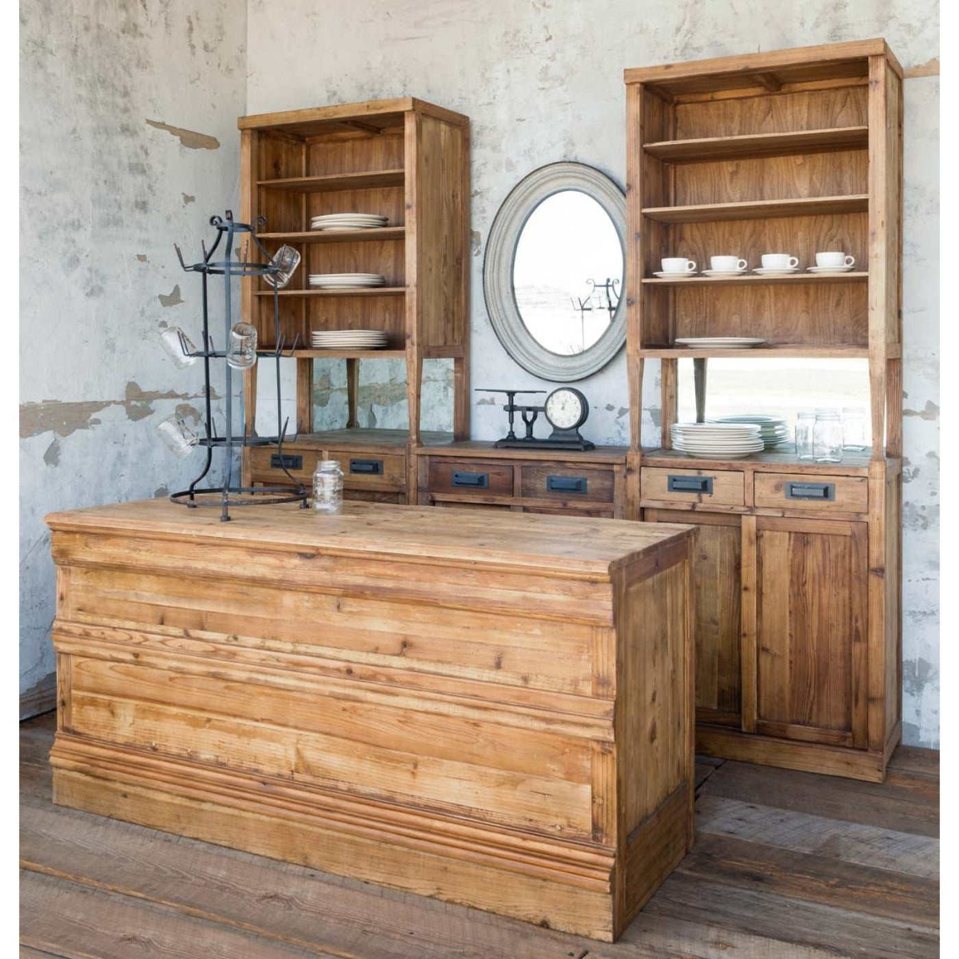 Park Hill Collection Park Hill Pantry & Cafe Low Bar Back Cabinet - EFC81965