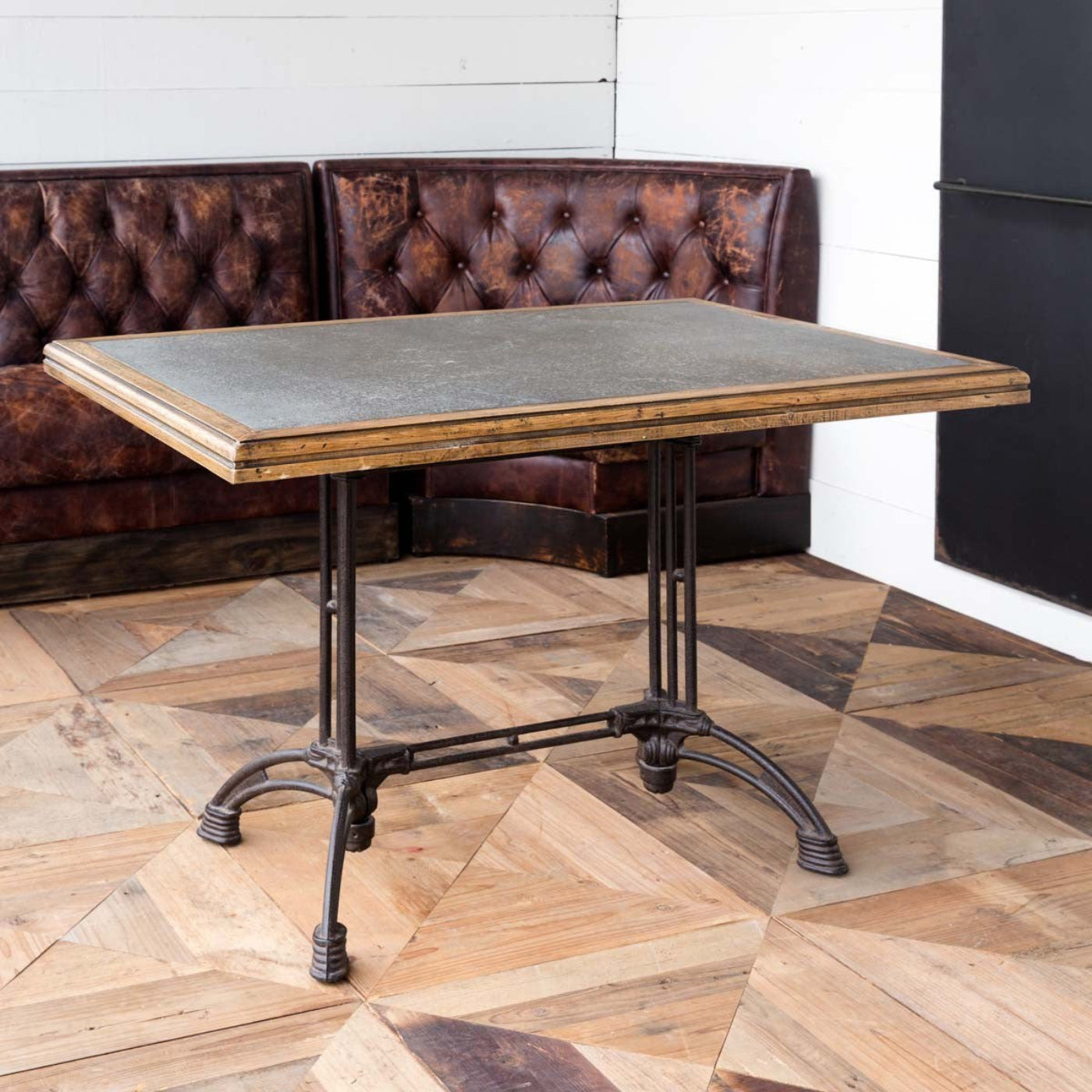 Park Hill Collection Park Hill Pantry & Cafe Zinc Top Café Table - EFT81619