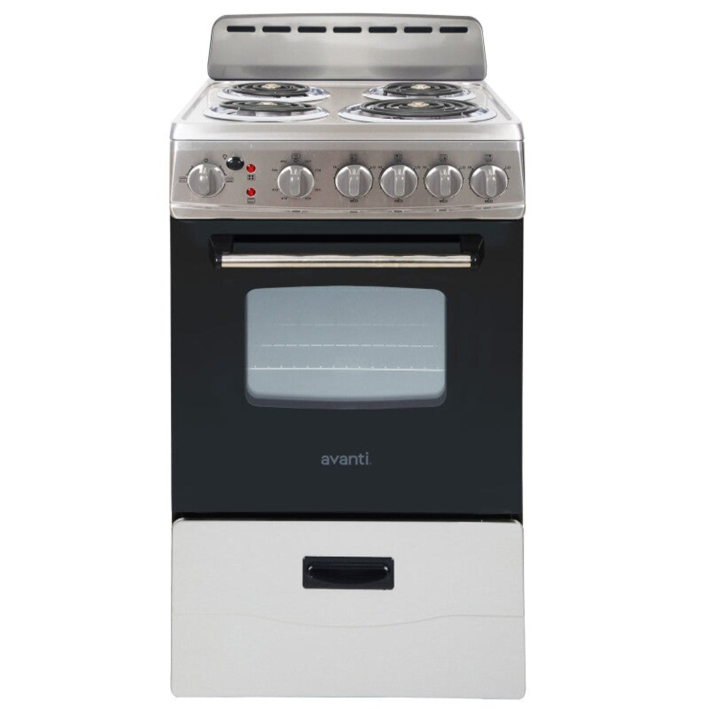 Avanti  20" Electric Range Oven with Framed Glass Door Stainless Steel - ERU200P3S