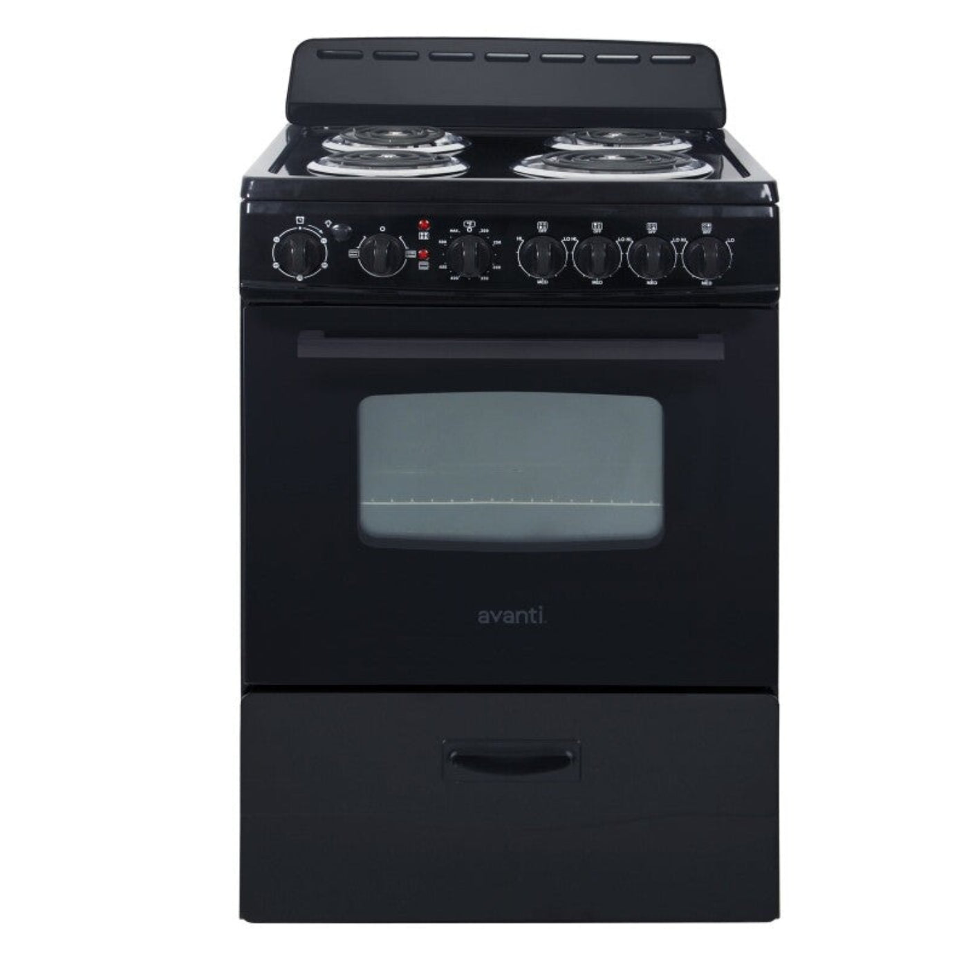 Avanti 24" Electric Range Oven with Framed Glass Door Stainless Steel - ERU240P3S