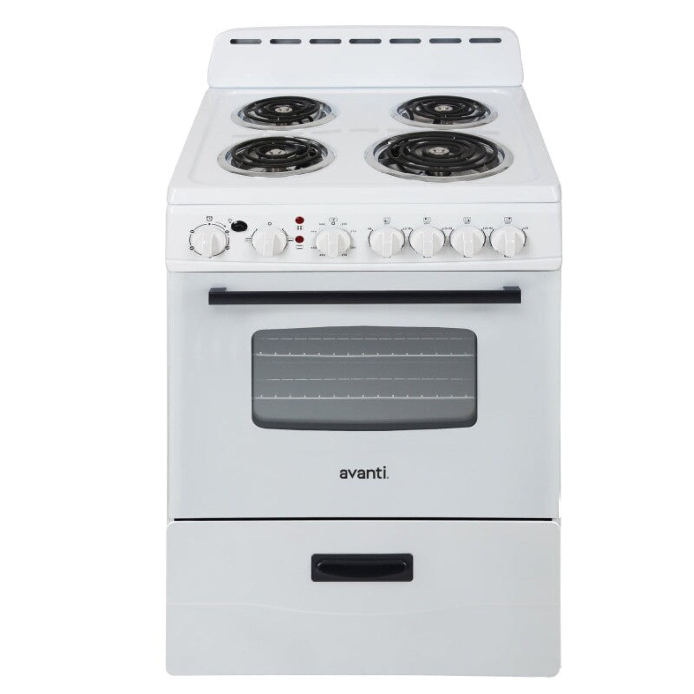 Avanti 24" Electric Range Oven with Framed Glass Door Stainless Steel - ERU240P3S