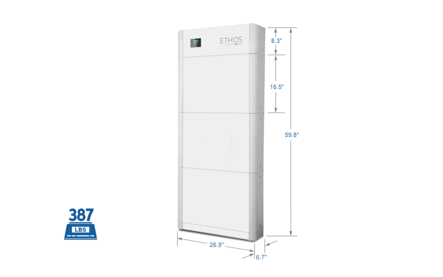 Big Battery 48V ETHOS 30.7KWH (6 Module) - K0953