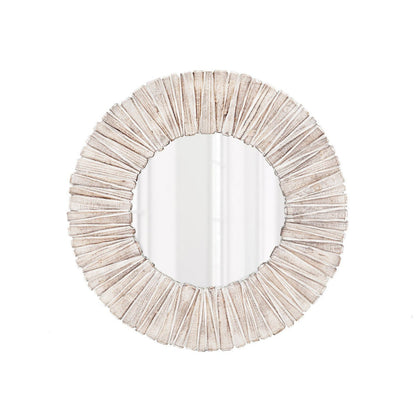 Park Hill Collection Lodge Wood Slat Round Mirror - EWI20237