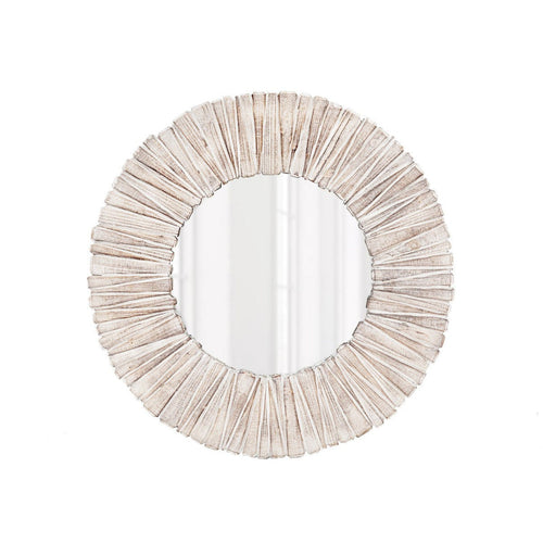 Park Hill Collection Lodge Wood Slat Round Mirror - EWI20237