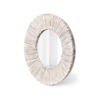 Park Hill Collection Lodge Wood Slat Round Mirror - EWI20237
