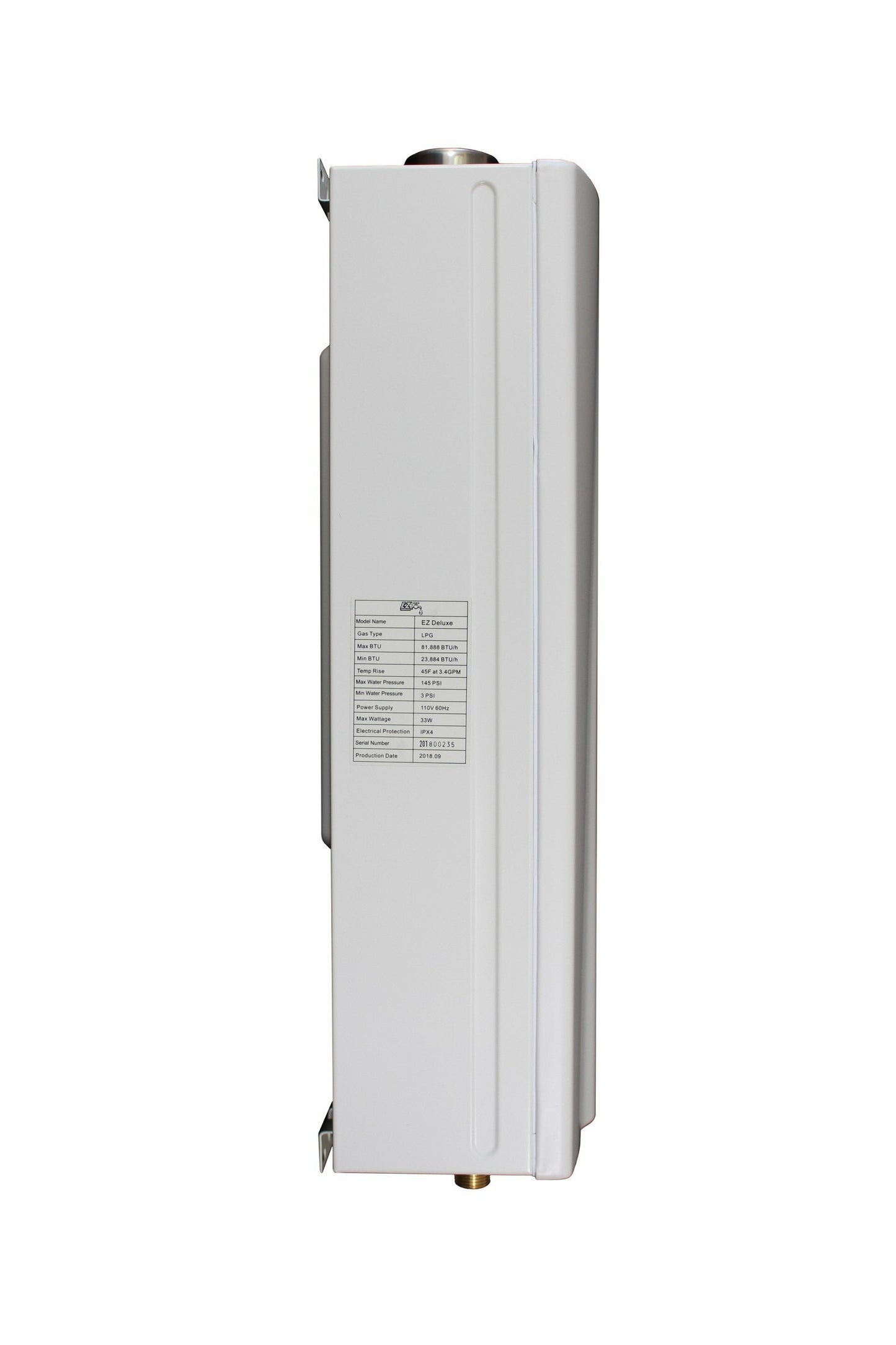 EZ Tankless EZDELUXENG 4.4 GPM 87500 BTU Natural Gas Indoor Tankless Water Heater with Vent Kit New