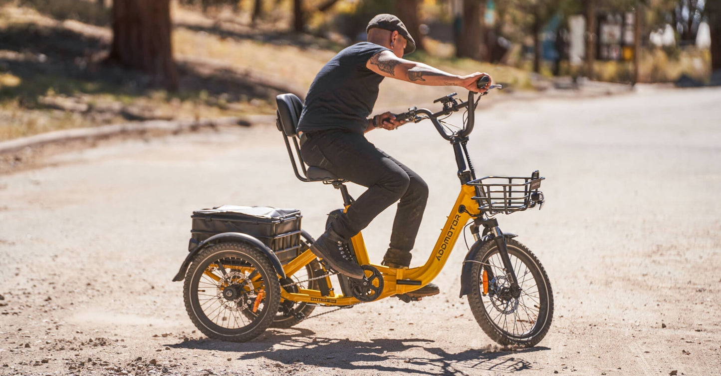 Addmotor 750W 48V CITYTRI E-310 Trike Electric Bike - EB-ADD-E310S-RED