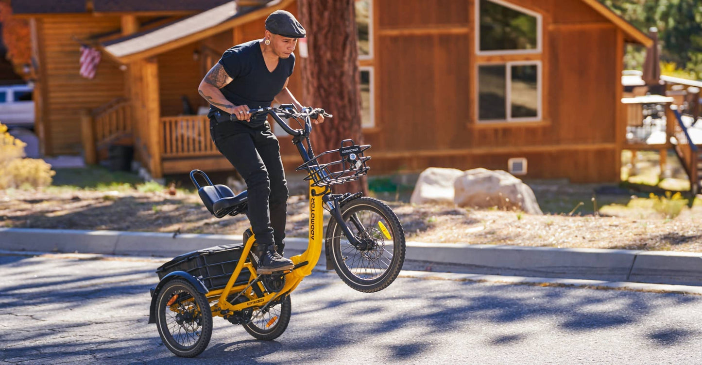 Addmotor 750W 48V CITYTRI E-310 Trike Electric Bike - EB-ADD-E310S-RED