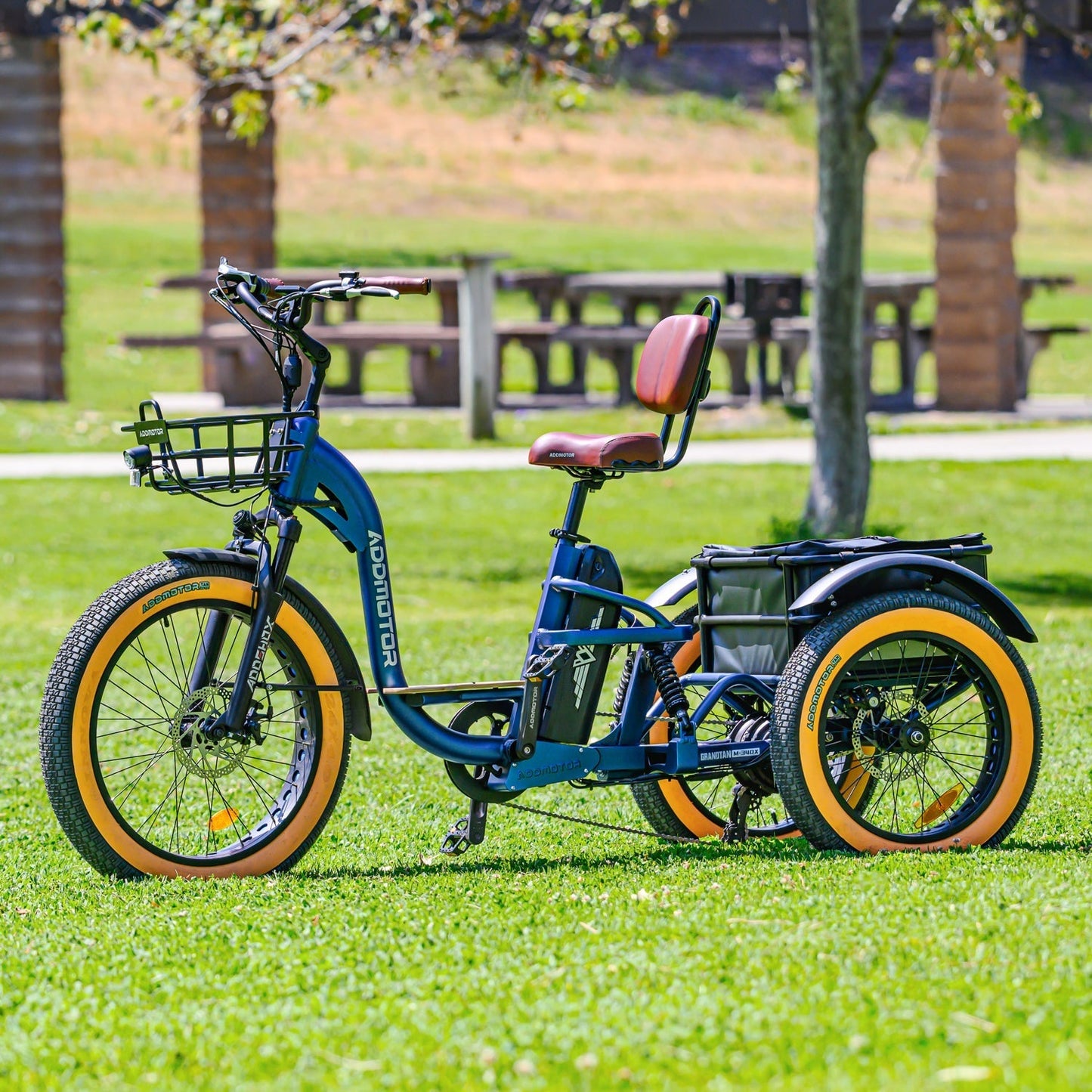 Addmotor 750W 48V Grandtan X Trike Full Suspension Electric Bike