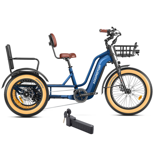 Addmotor 750W 48V Greattan Trike Fat Tire Electric Bike - EB-ADD-GT-NBL