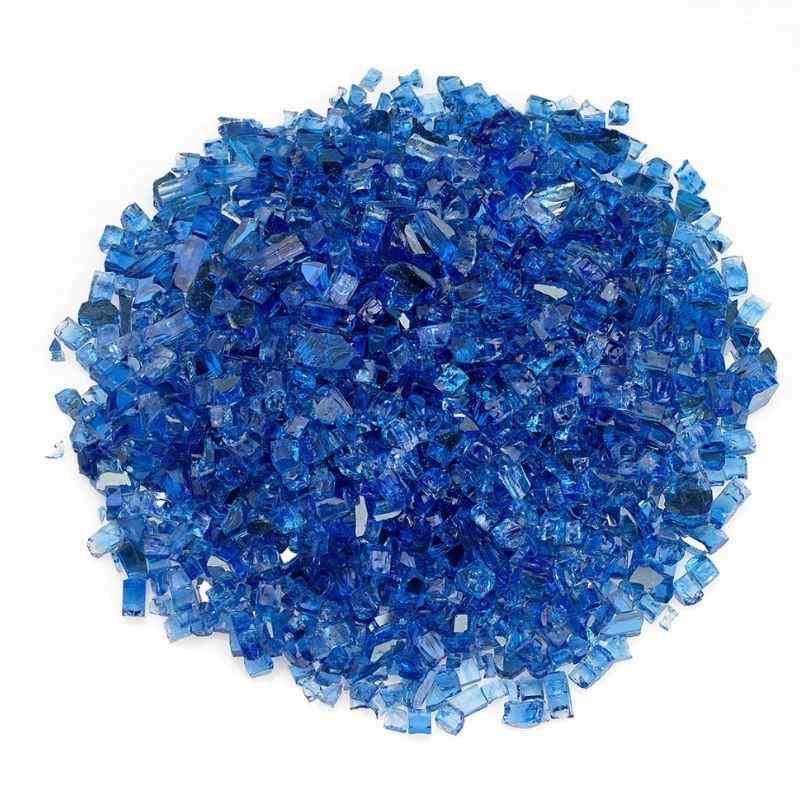 Elementi Carribean Blue Fire Glass