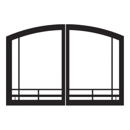 Empire Door Sets for Breckenridge Deluxe Vent Free Fireboxes - VFR32SMBL