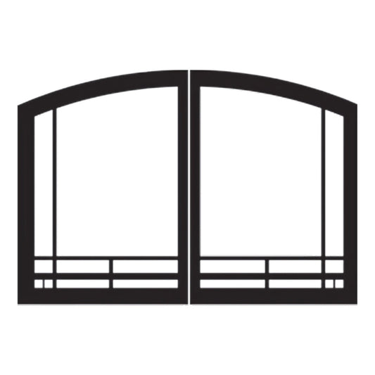 Empire Door Sets for Breckenridge Deluxe Vent Free Fireboxes - VFR32SMBL