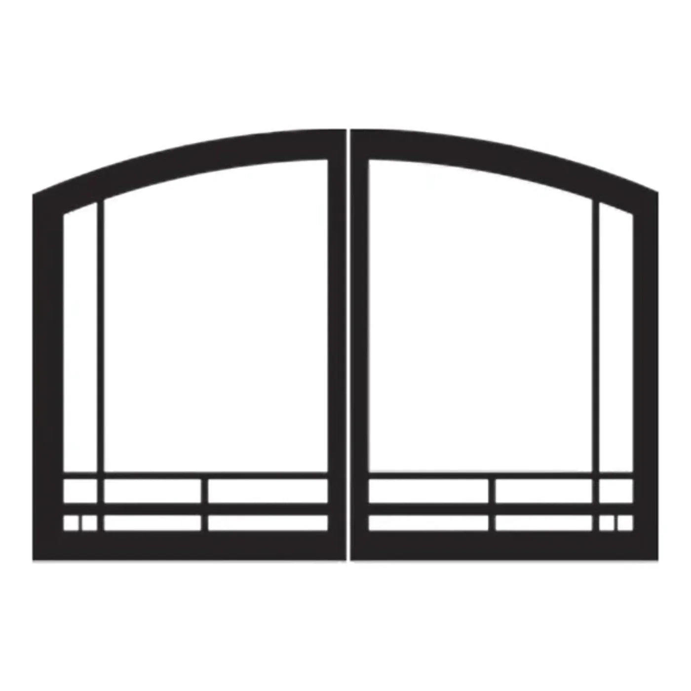 Empire - Door Sets for Breckenridge Select Vent Free Fireboxes - VBR32GMBL, VBY32GBL