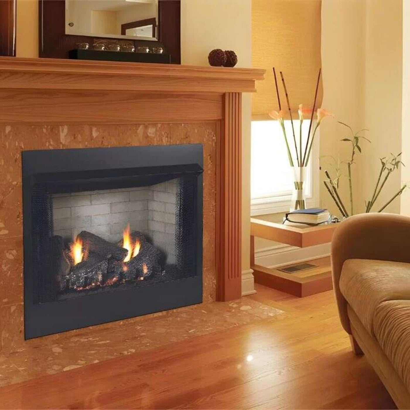 Empire Breckenridge Deluxe 42" Vent Free Firebox | Flush Front - VFD42FB0F