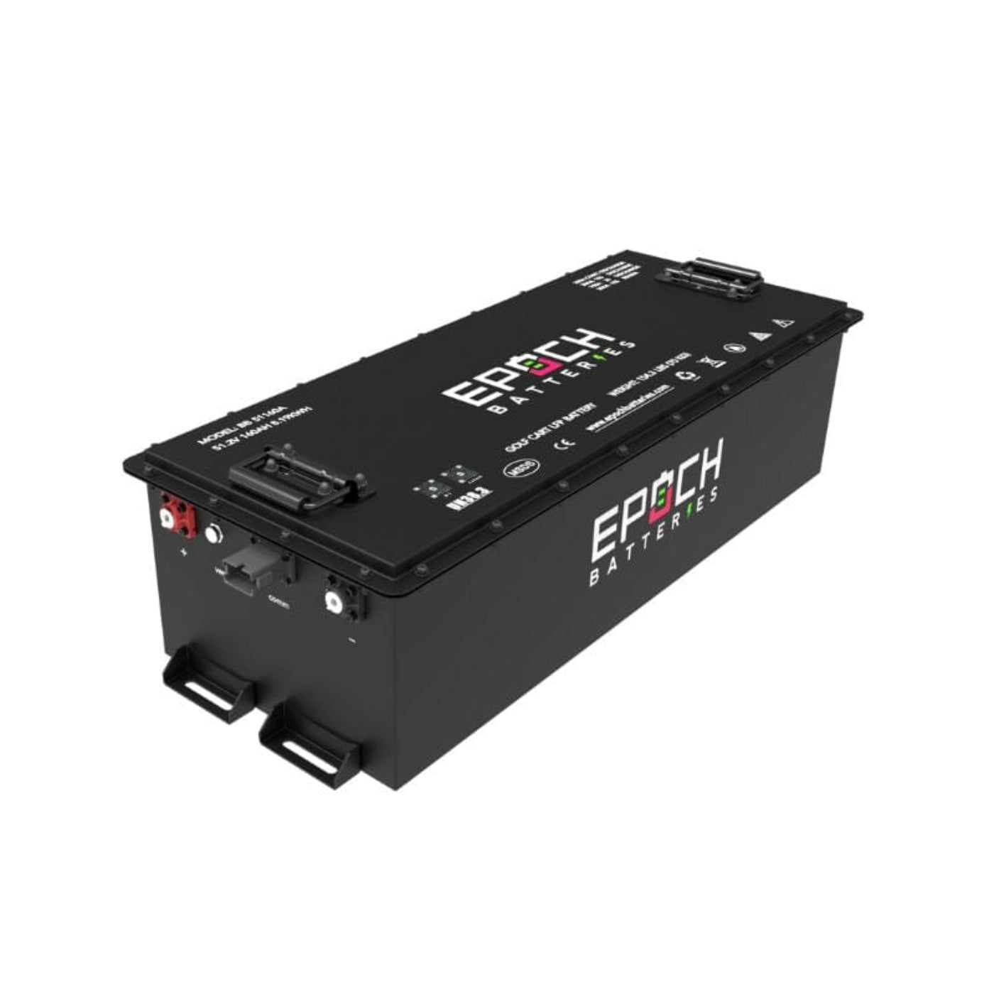 Epoch 48V 160Ah Lithium (LiFePO4) Golf Cart Battery - Complete Kit - BB51160A-Kit