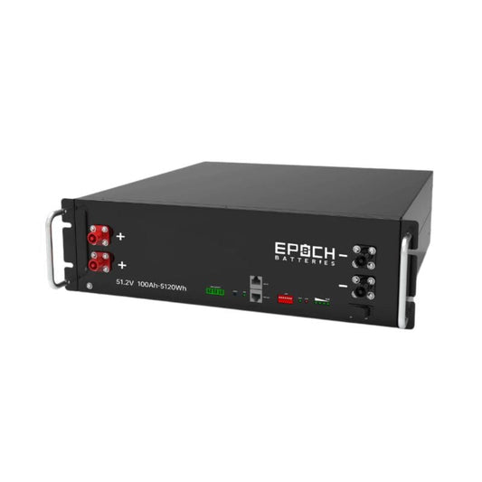 Epoch 48V 100Ah 5.12kWh - Self-Heating Server Rack Lithium Battery - SR48100H