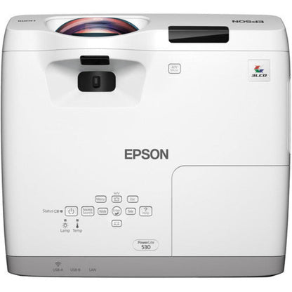 Epson PowerLite 530 XGA 3LCD Projector V11H673020 - V11H673020