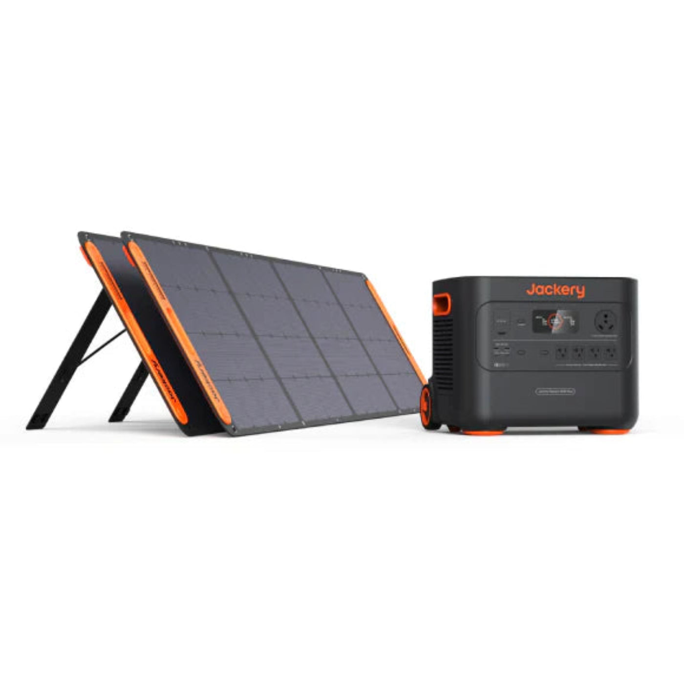Aurora Generators Solar Generator Explorer 2000 Plus + x2 Solarsaga 200W - PowerGen USA - 60-2020-USC1B2