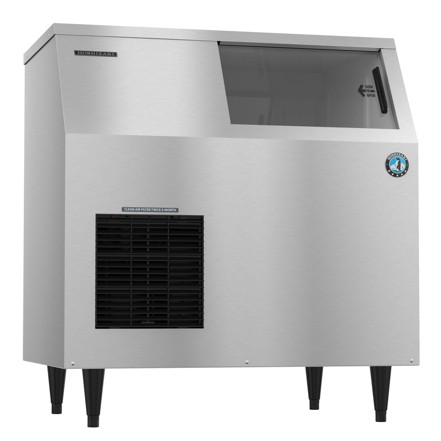 Hoshizaki | 38" Wide Air-Cooled Undercounter Flaker Ice Maker w/ Built-In Storage Bin - F-500BAJ