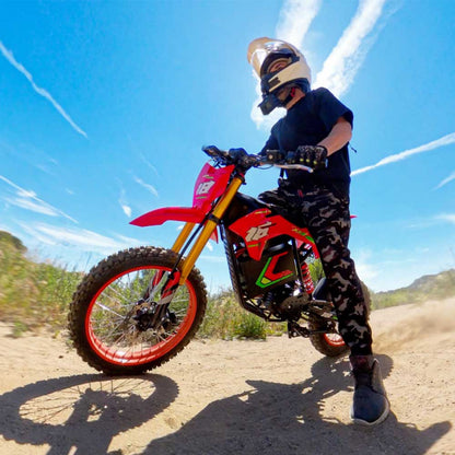 HappyRun F18 Electric Dirt Bike - F18-red