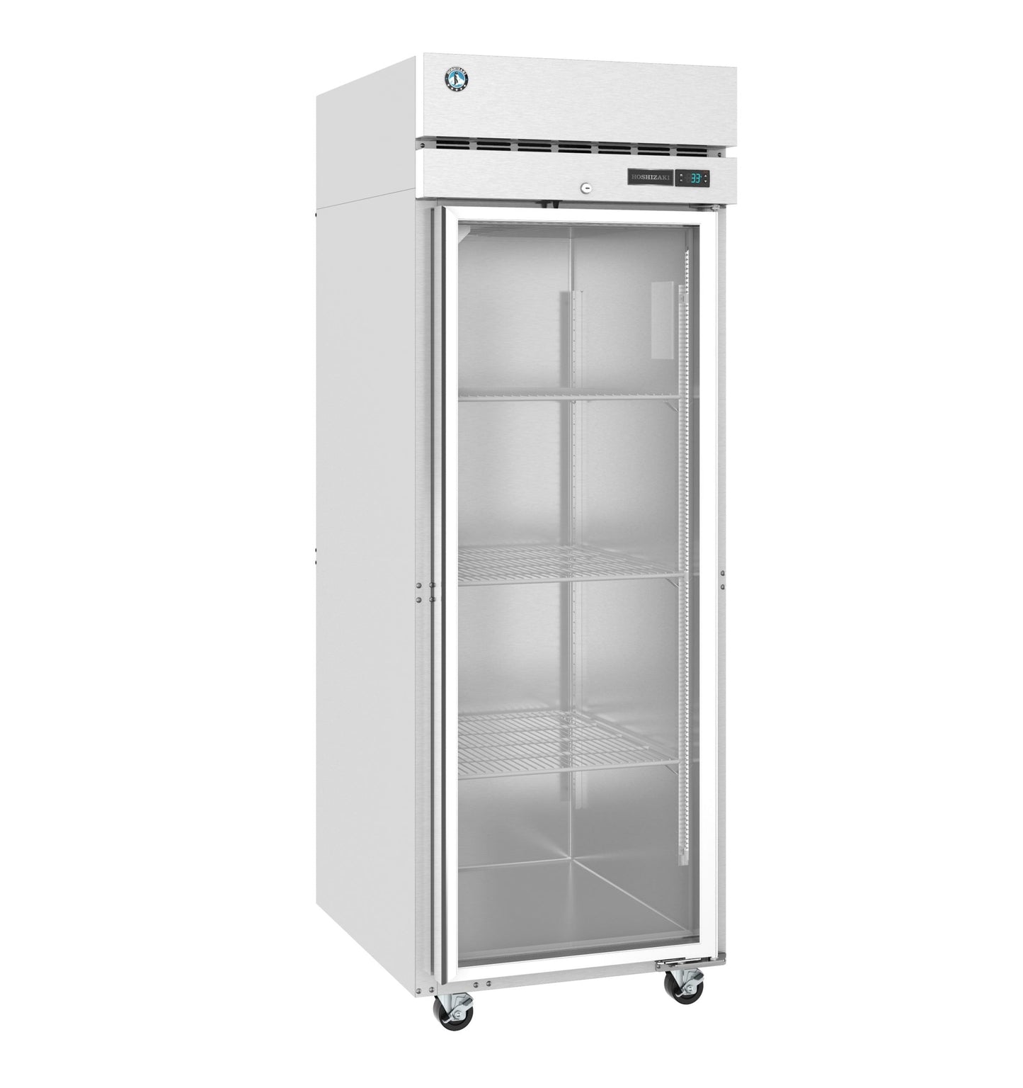 Hoshizaki 28" Wide 1 Glass Door Top Mount Reach-In Freezer - F1A-FG