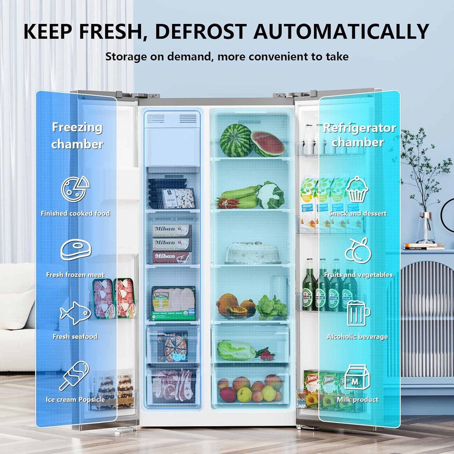 Antarctic Star 2 French Door Refrigerator - F4506S
