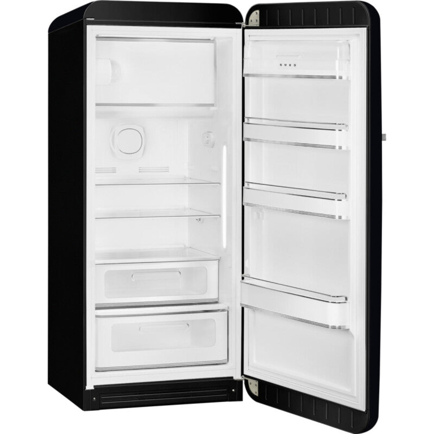 Smeg Retro-style Matt Black - FAB28URDBLM3