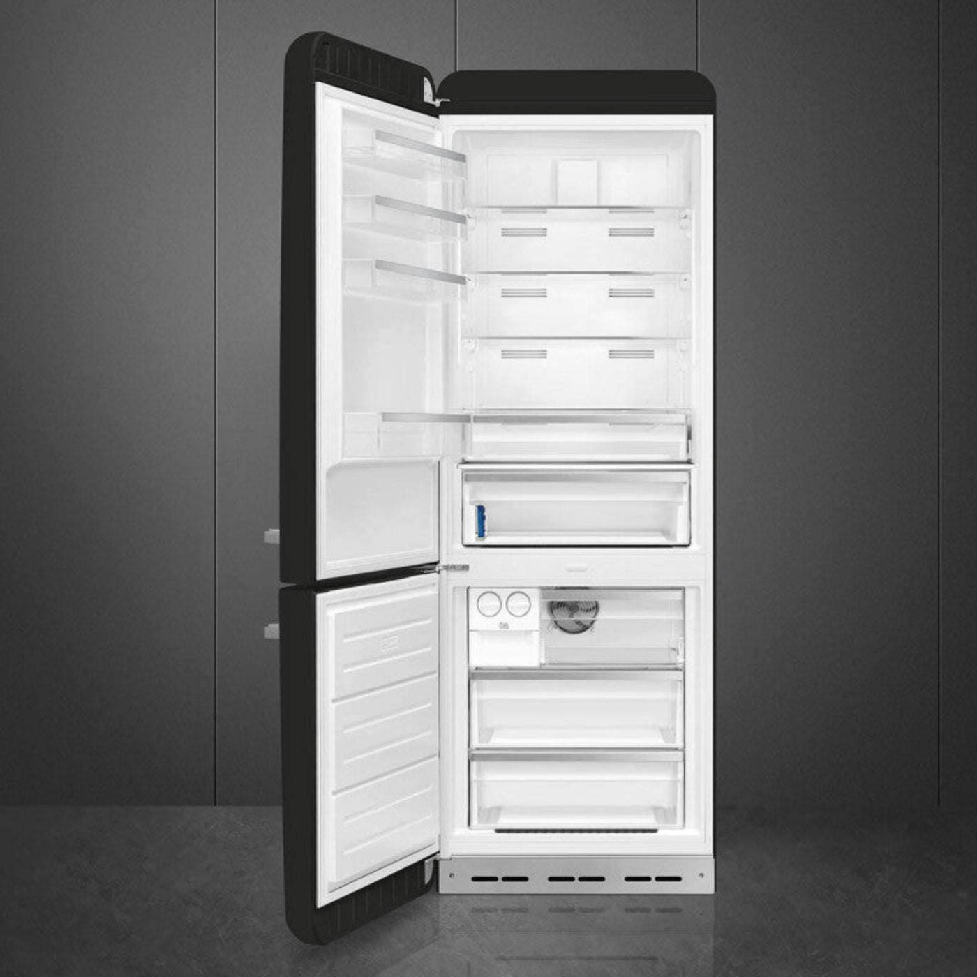 Smeg Retro-style Black - FAB38ULBL