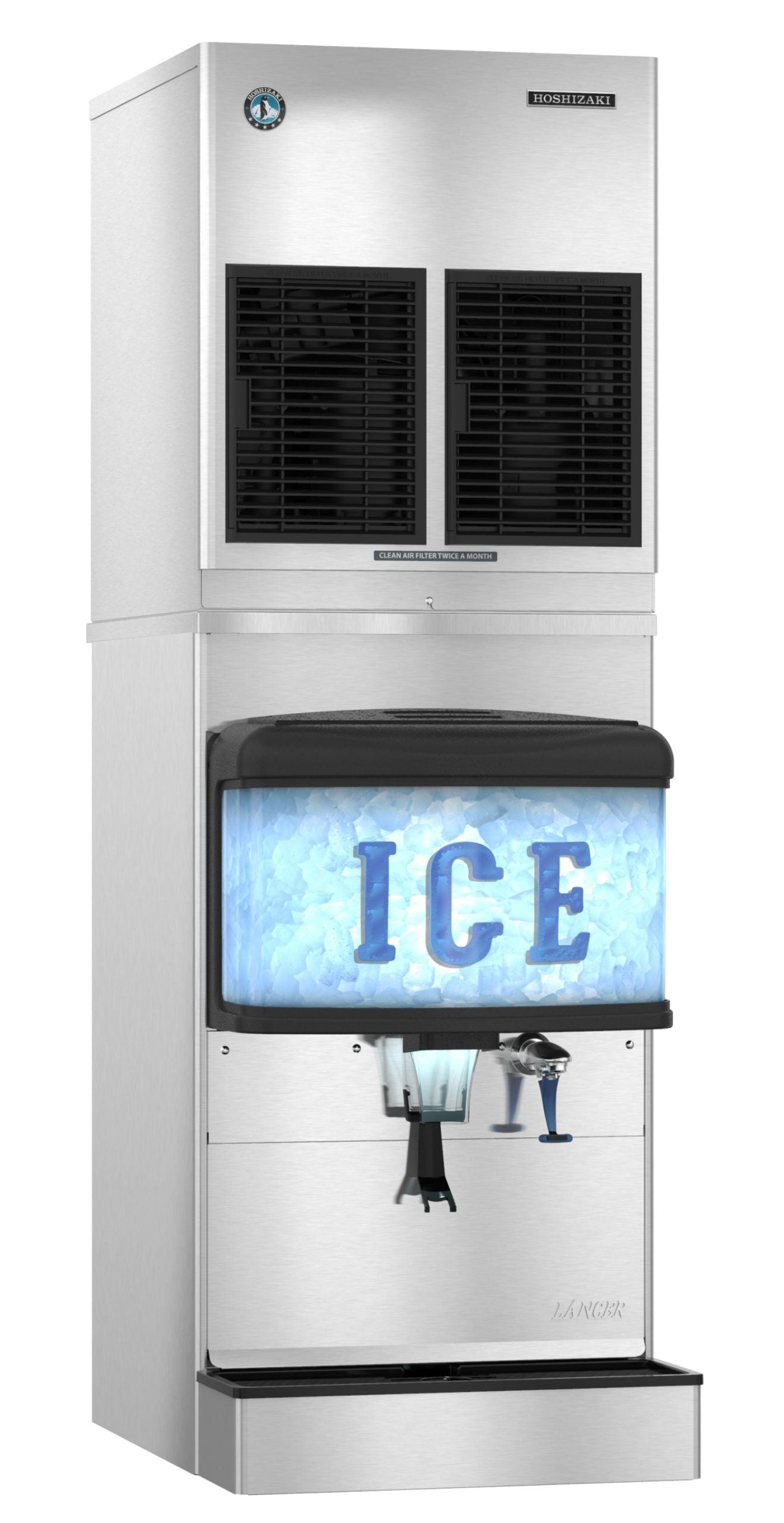 Hoshizaki DM-4420N | 22" Wide Countertop Cubelet Ice & Water Dispenser - DM-4420N