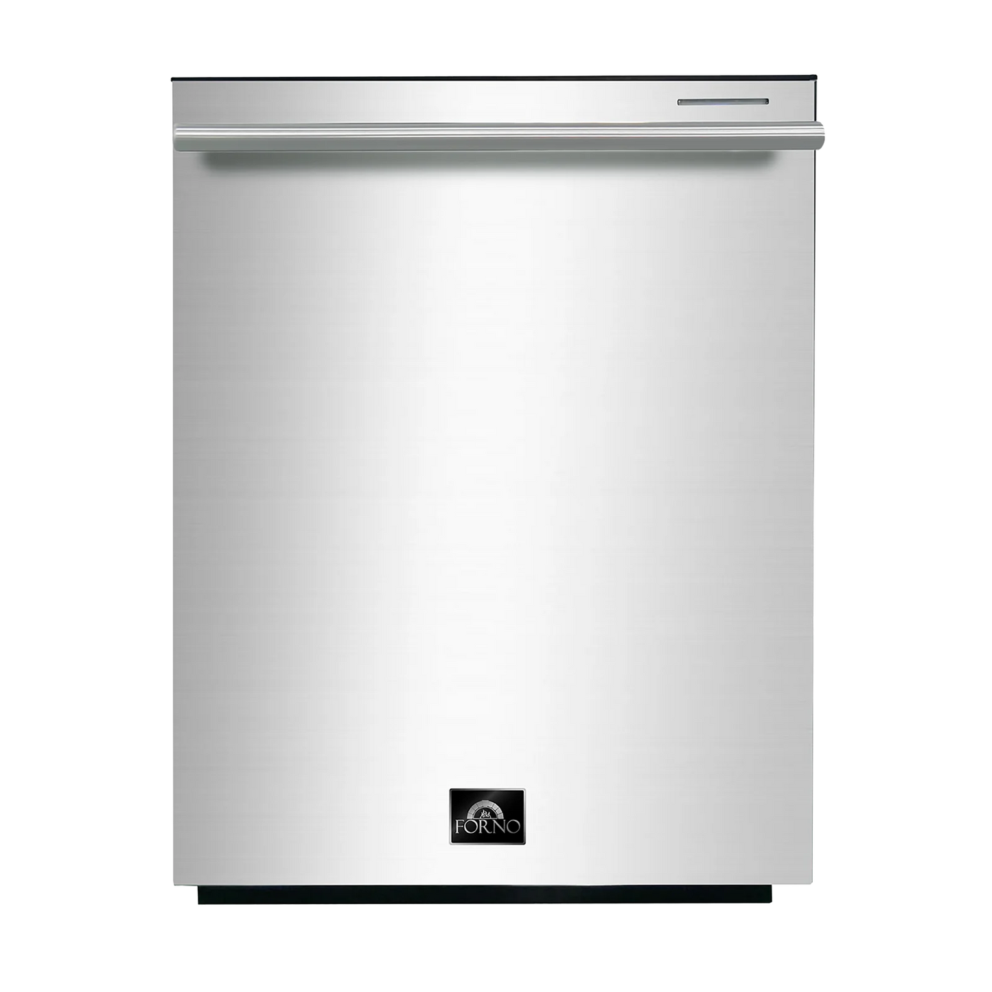 Forno 3-Piece Appliance Package - 36-Inch Gas Range, Pro-Style Refrigerator, and Dishwasher in Stainless Steel - AP3-60S-6244-36