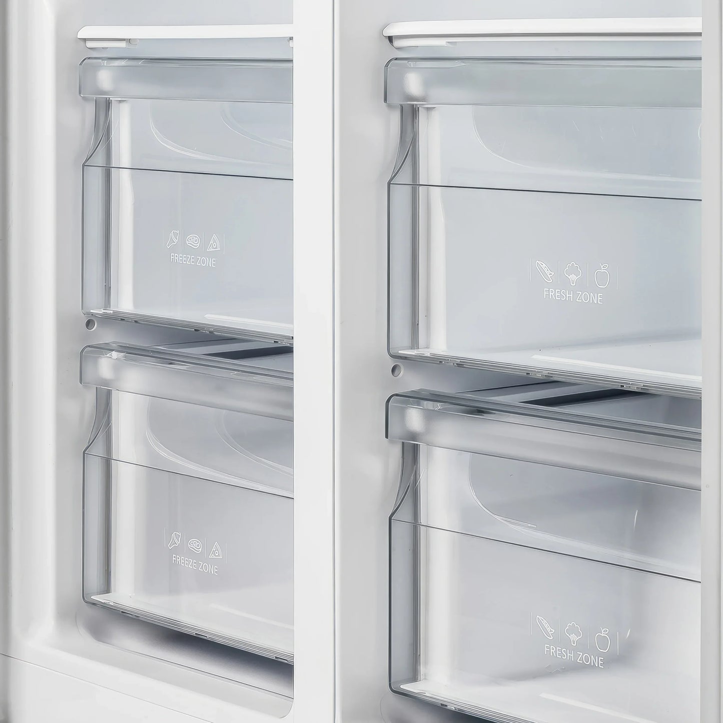 FORNO 33-Inch Side-by-Side Refrigerator, 15.6 cu.ft, in Stainless Steel  - FFRBI1805-33SB