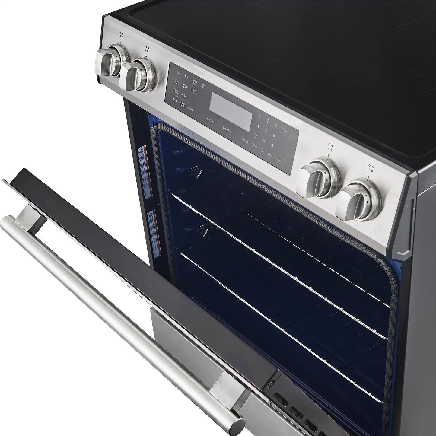 Forno Espresso Donatello 30-Inch Induction Range with Digital Display in Stainless Steel  - FFSIN0905-30