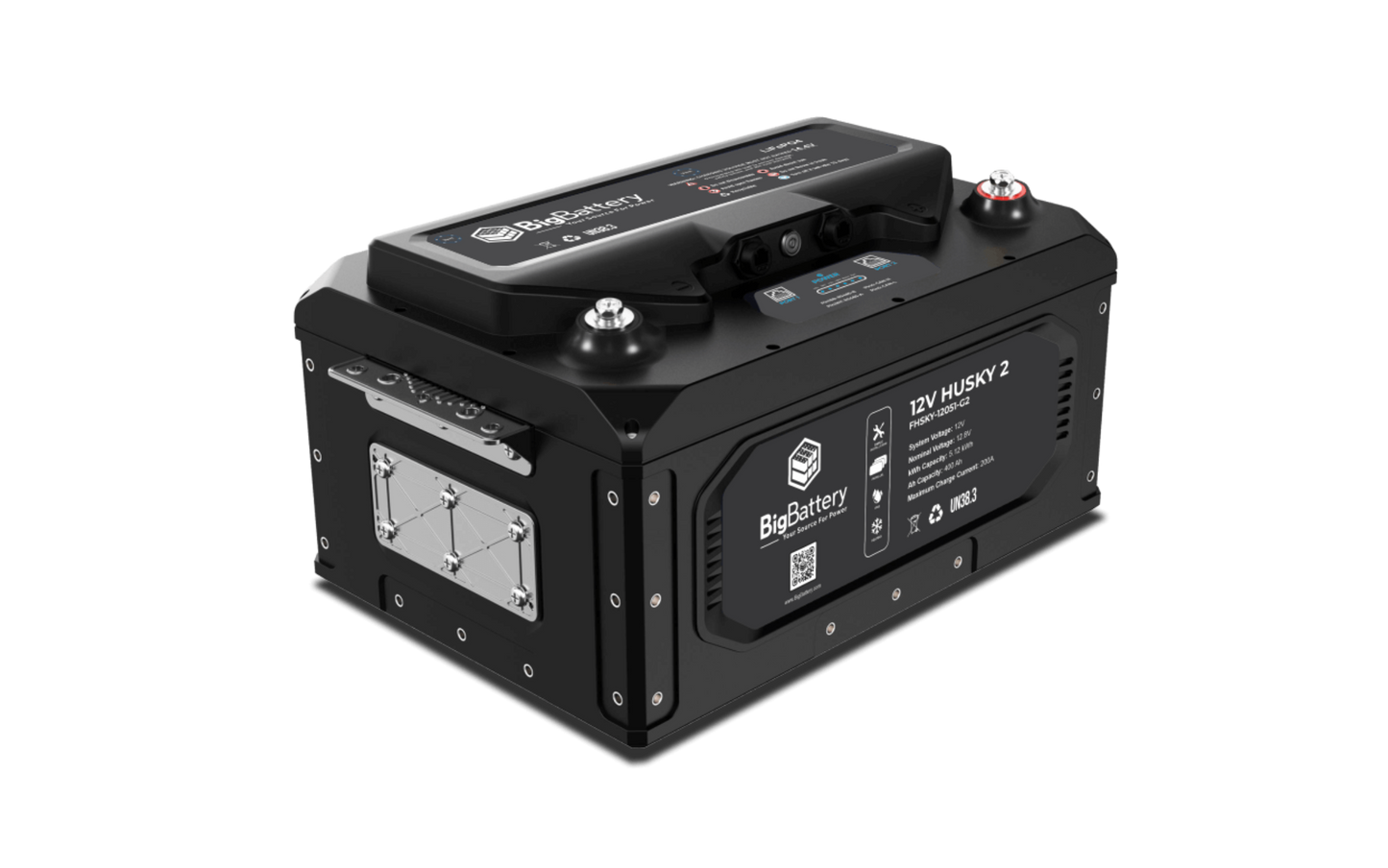 Big Battery 12V 2X HUSKY 2 KIT – AIMS + CHARGER - K0744
