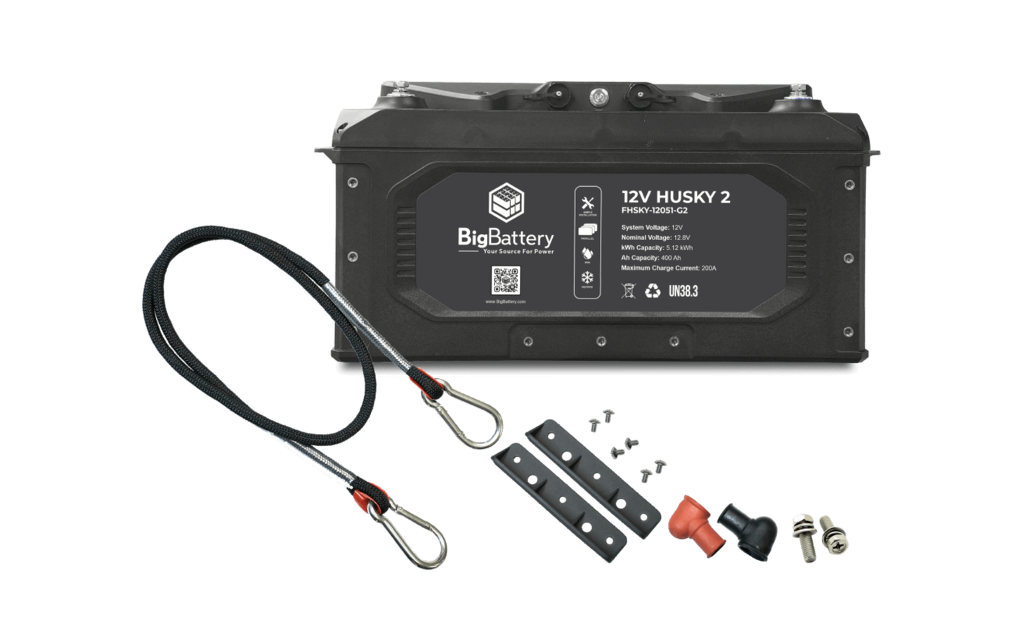 Big Battery 12V 2X HUSKY 2 KIT - K0747