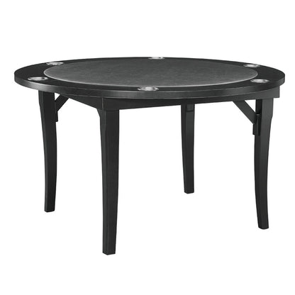 RAM Game Room 48" Folding Game Table-Black FLDGTBL BLK
