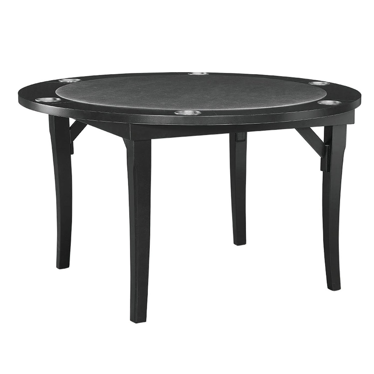 RAM Game Room 48" Folding Game Table-Black FLDGTBL BLK