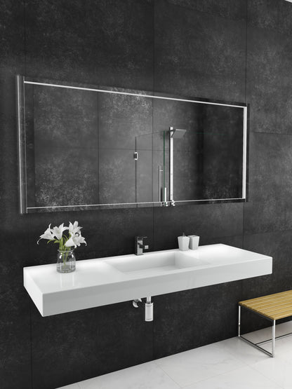 Paris Mirror 70" x 32" Rectangle Flore LED Lighted Mirror 6000K - FLORX70326000