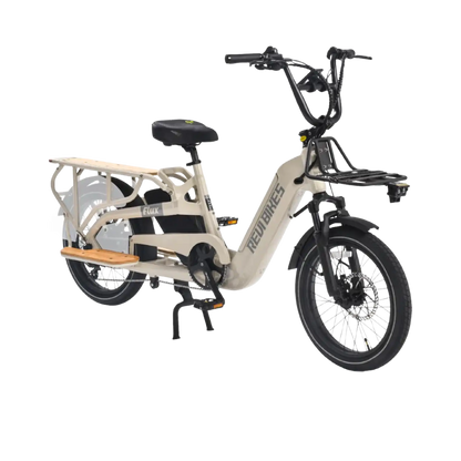 Samson Revi Bikes Flux E-Bike Lithium Ion 48V 15Ah 750W 55 Mile Range 25 MPH New - FLUX-CREAM