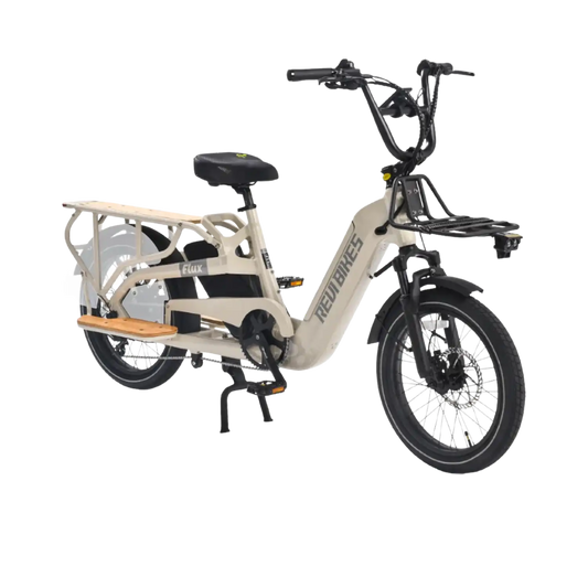 Samson Revi Bikes Flux E-Bike Lithium Ion 48V 15Ah 750W 55 Mile Range 25 MPH New - FLUX-CREAM