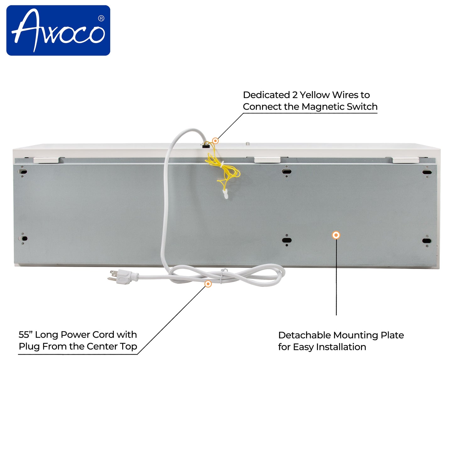 AWOCO  Super Power Air Curtain with Motion Sensor 120V Unheated by Awoco - FM1506-MSD