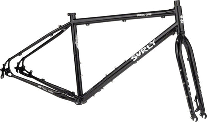 NEW Surly Bridge Club Frameset - 27.5"/700c, Steel, Trevor's Closet Black - 210000060898