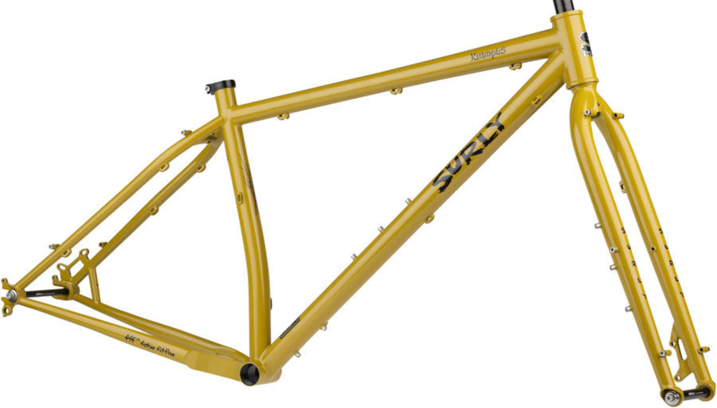 NEW Surly Krampus Frameset - 29", Steel, Nose Drip Curry - 210000051016