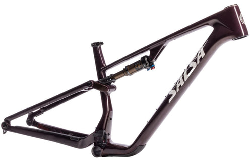 NEW Salsa Spearfish C Deluxe Frame - 29" Carbon, Black/Deep Orchid Carbon - 210000074702