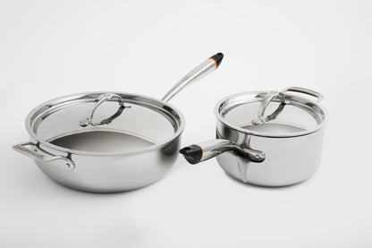 CAFE SmartChef 4-Piece Cookware Set by Hestan Cue in Stainless Steel - UXSMTSET1VSS