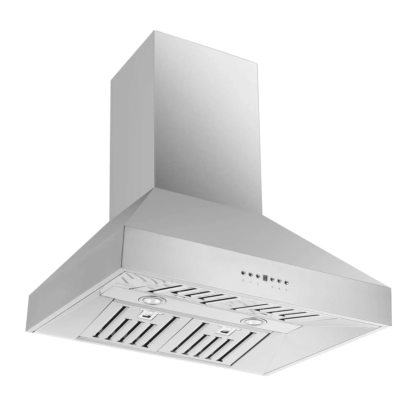 Forno 2-Piece Appliance Package - 30-Inch Gas Range with Air Fryer & Wall Mount Hood in Stainless Steel - AP2-6276-30