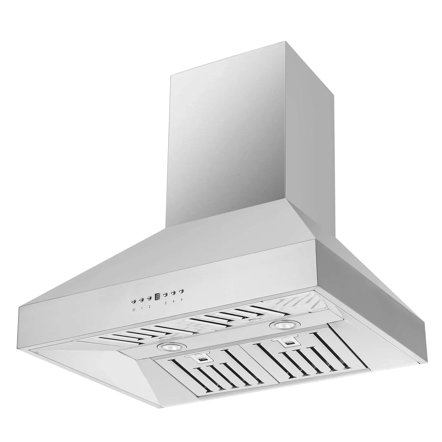 Forno 2-Piece Appliance Package - 30-Inch Gas Range with Air Fryer & Wall Mount Hood in Stainless Steel - AP2-6276-30